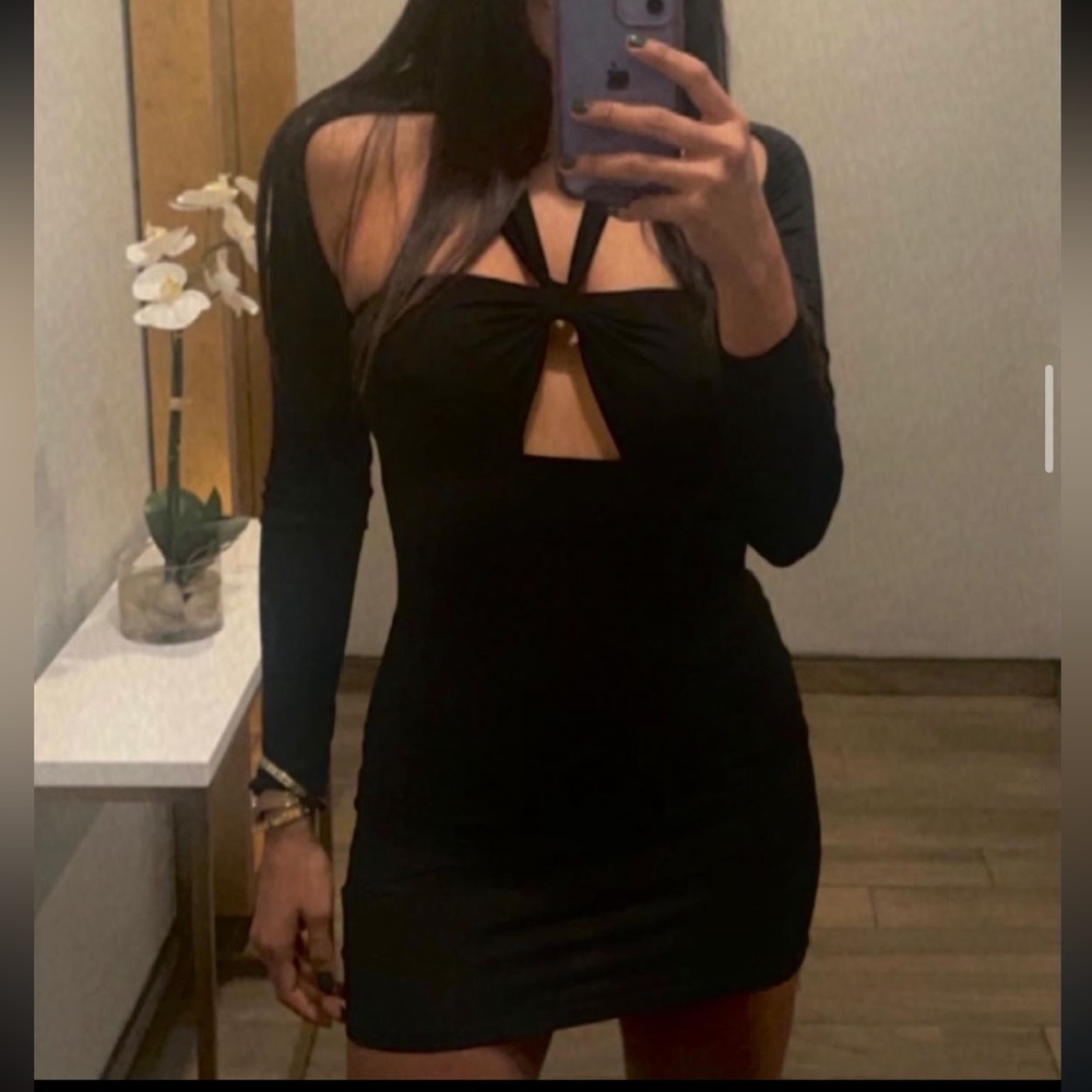 black dress